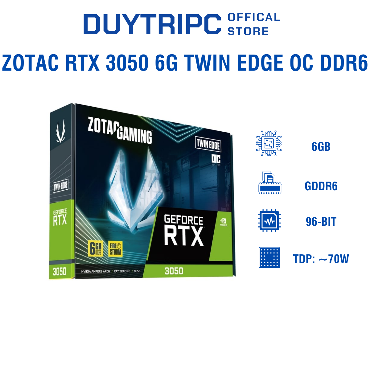 Zotac RTX 3050 6G Twin Edge OC DDR6